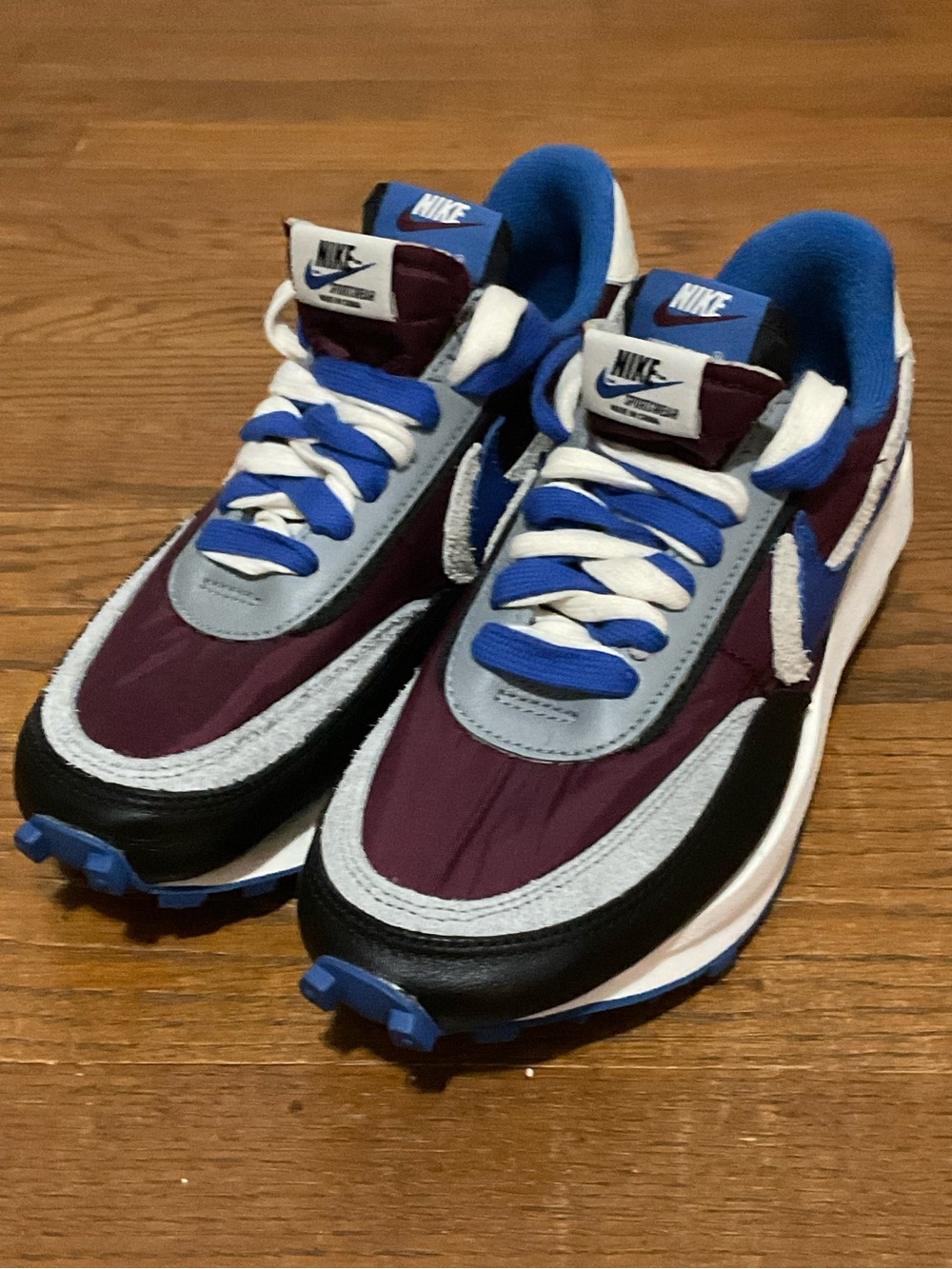 Nike LDWaffle x Sacai x Undercover Night Maroon Team Royal. New! Women’s 8.
